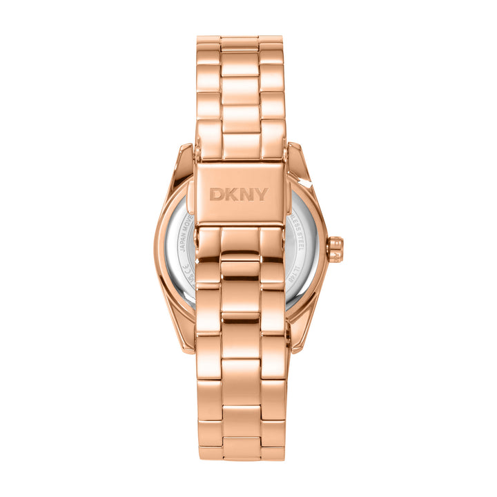 Quartz Rose Gold Round Dial Women's Watch - DK1L148M0035