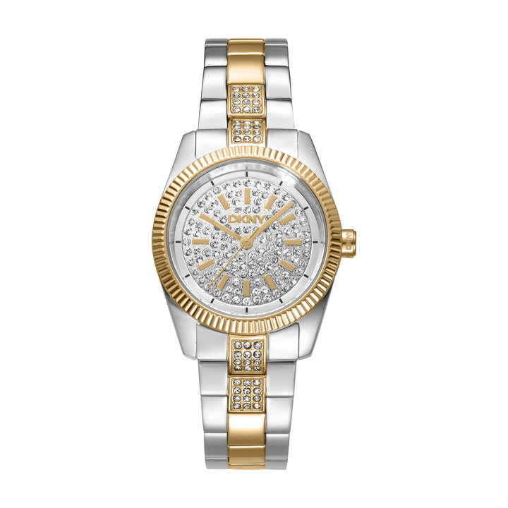 Quartz Silver Round Dial Women's Watch - DK1L148M0045