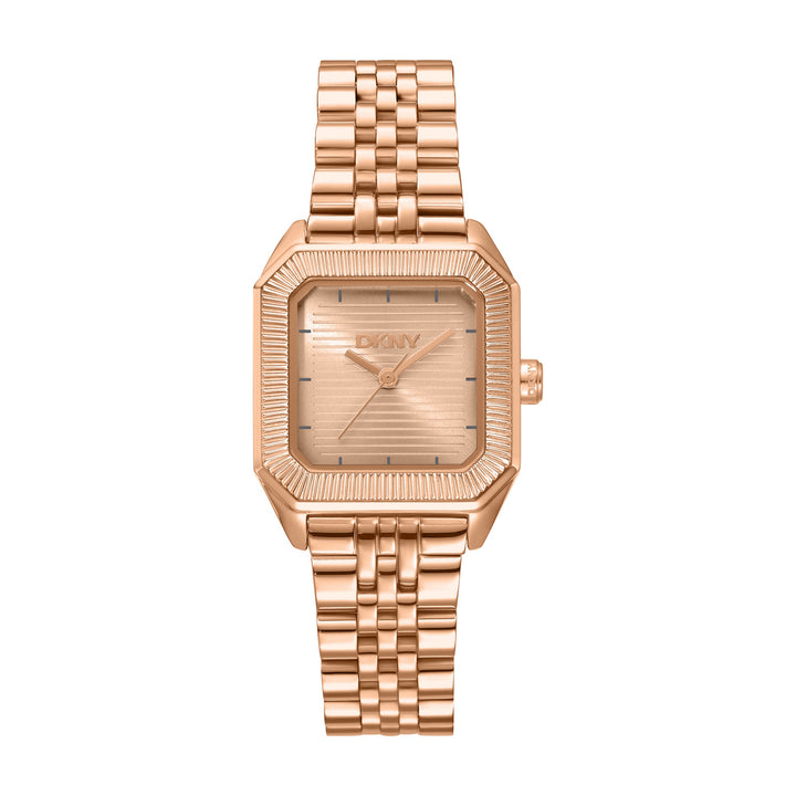 Quartz Rose Gold Square Dial Women's Watch - DK1L154M0075