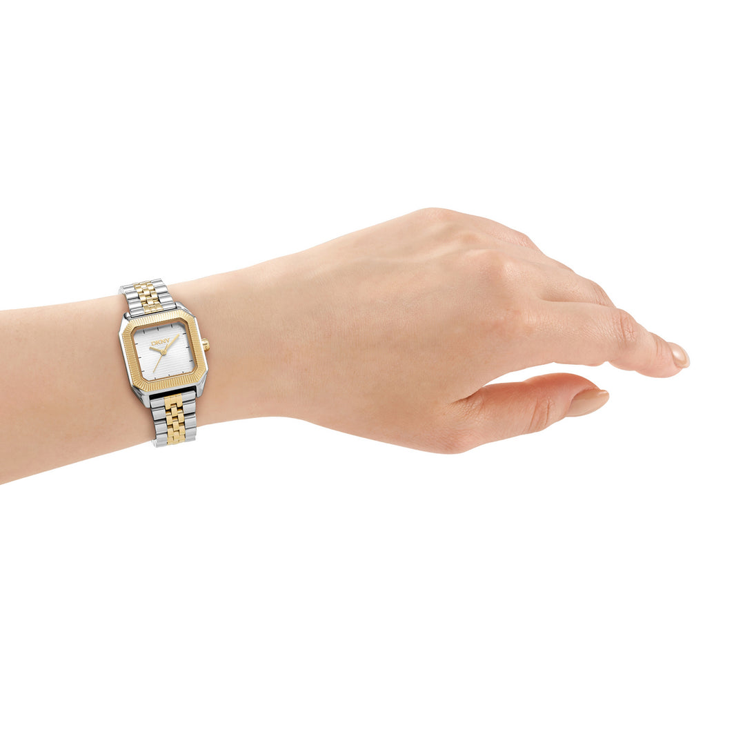Quartz Silver Square Dial Women's Watch - DK1L154M0085