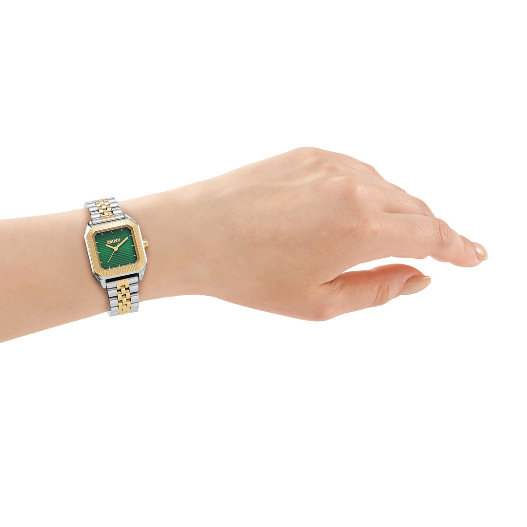 Quartz Green Square Dial Women's Watch - DK1L154M0095
