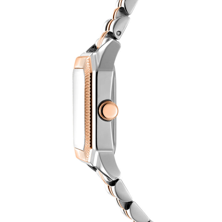 Quartz Silver Square Dial Women's Watch - DK1L154M0105