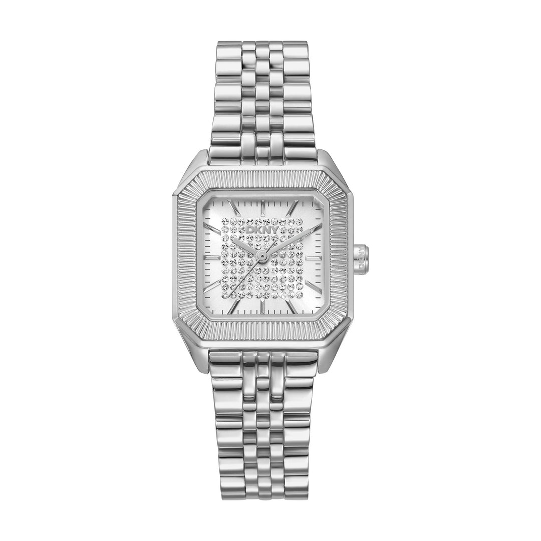 Quartz Silver Square Dial Women's Watch - DK1L154M0215