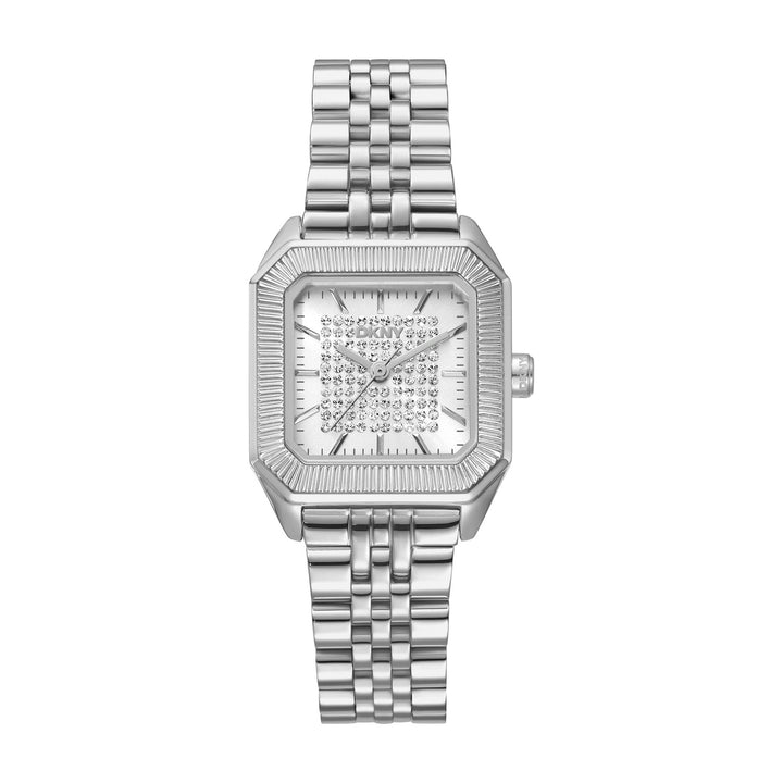 Quartz Silver Square Dial Women's Watch - DK1L154M0215