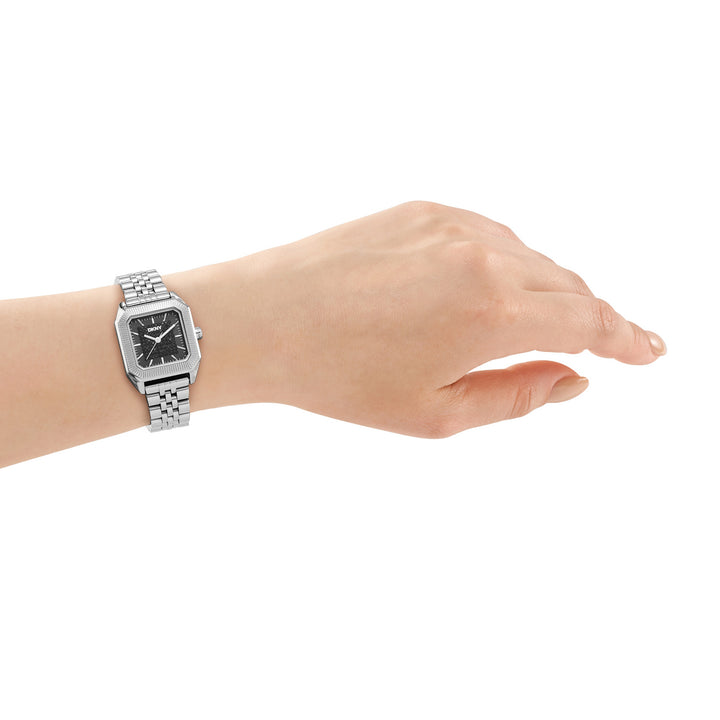 Quartz Black Square Dial Women's Watch - DK1L154M0225