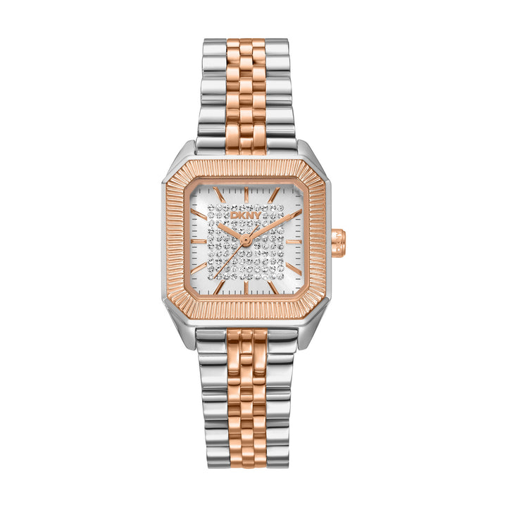 Quartz Silver Square Dial Women's Watch - DK1L154M0265