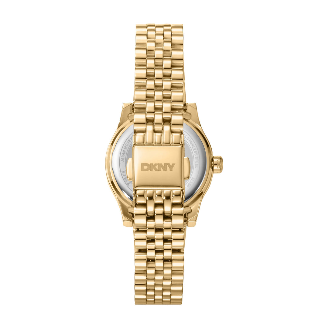 Quartz Gold Round Dial Women's Watch - DK1L156M0065