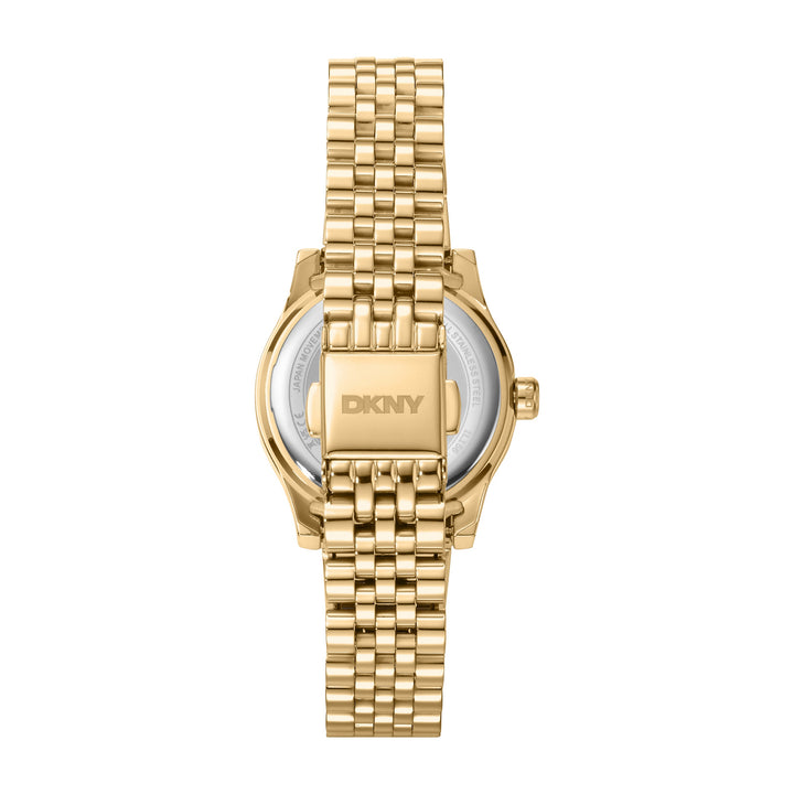 Quartz Gold Round Dial Women's Watch - DK1L156M0065