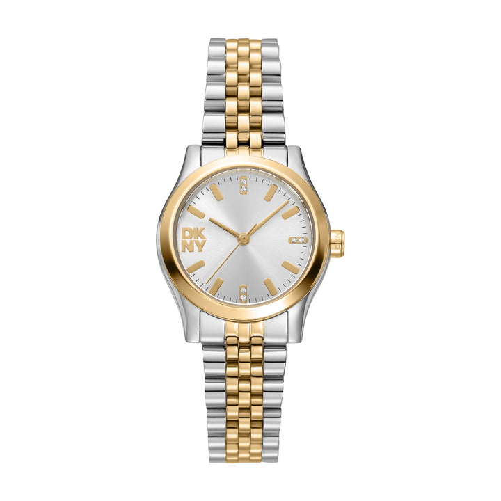 Quartz Silver Round Dial Women's Watch - DK1L156M0085