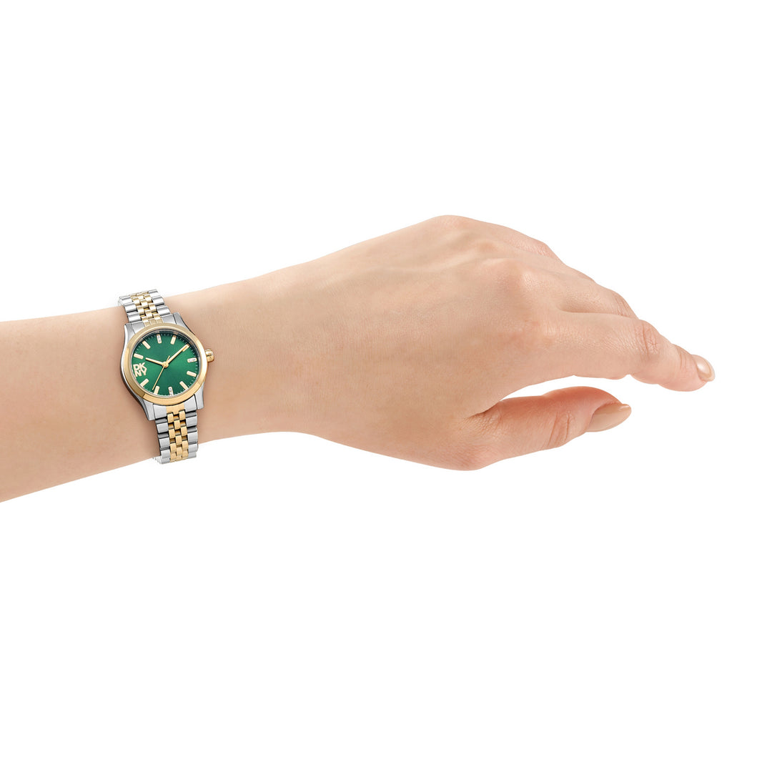 Quartz Green Round Dial Women's Watch - DK1L156M0095