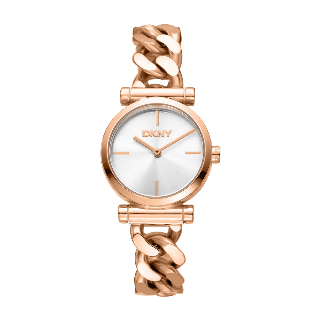 Quartz Silver Round Dial Women's Watch - DK1L159M0075