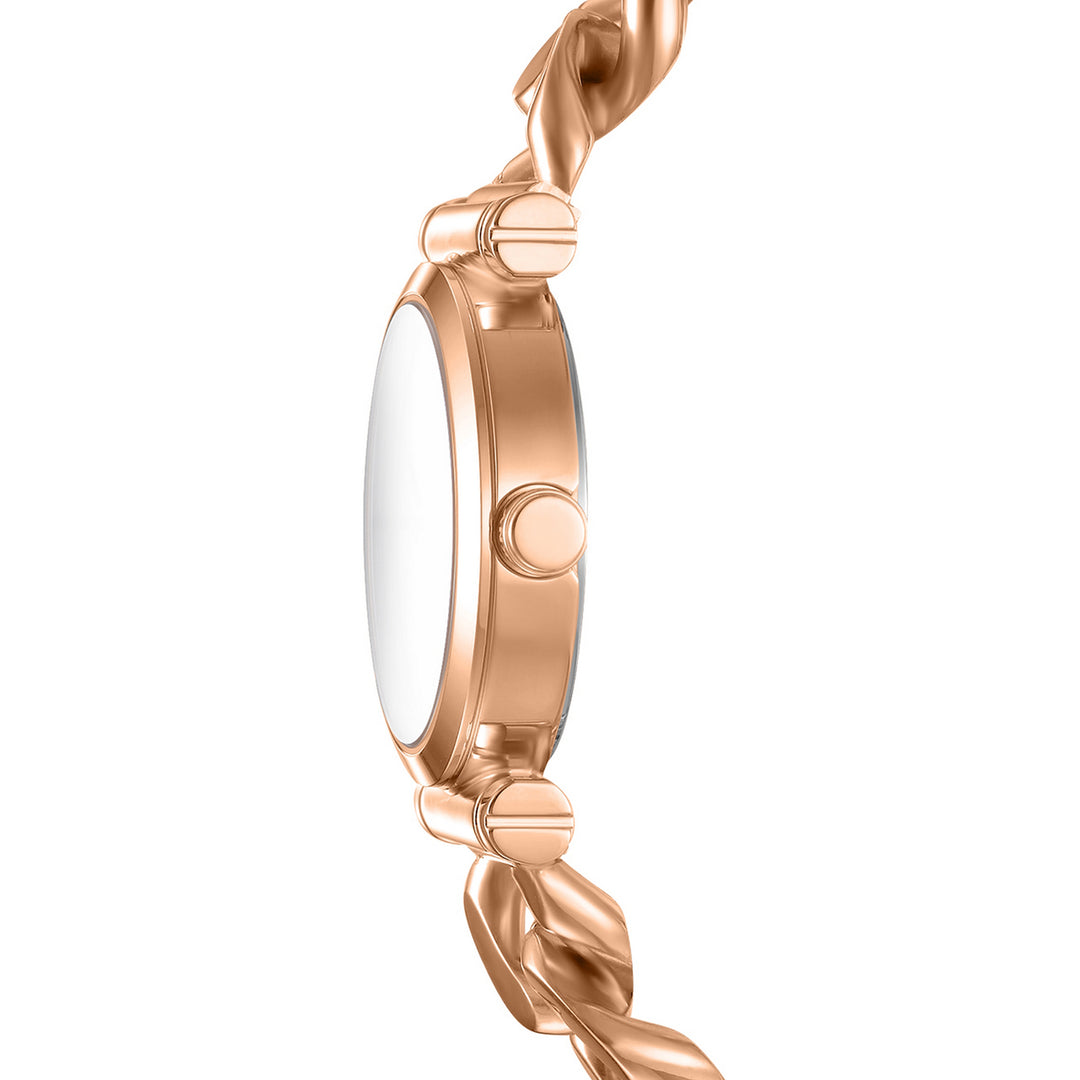 Quartz Silver Round Dial Women's Watch - DK1L159M0075