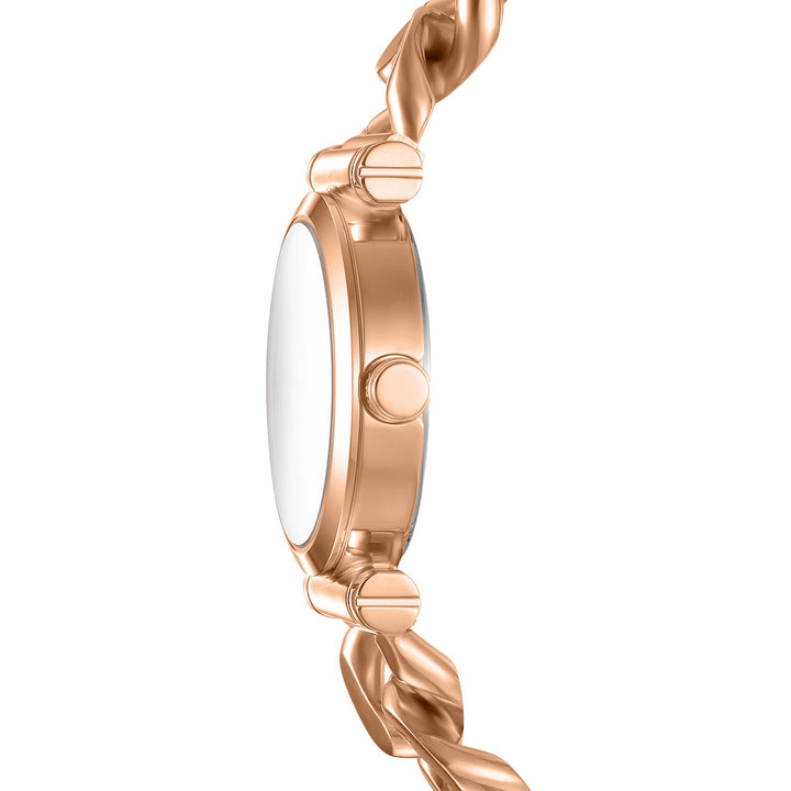 Quartz Silver Round Dial Women's Watch - DK1L159M0075