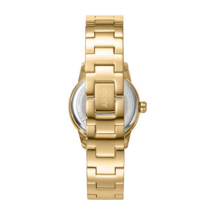 Quartz Gold Round Dial Women's Watch - DK1L160M0035