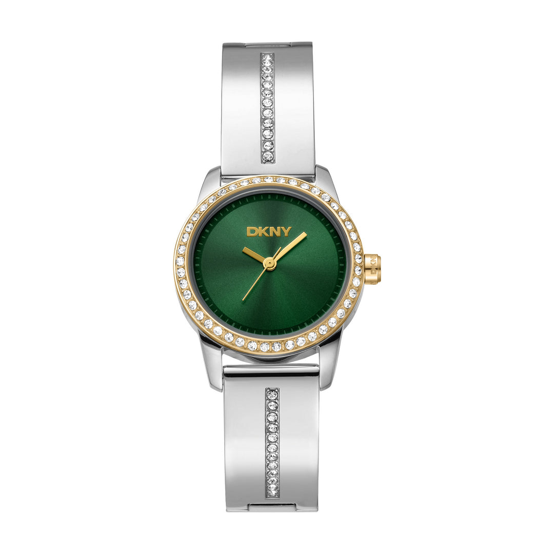 Quartz Green Round Dial Women's Watch - DK1L160M0065