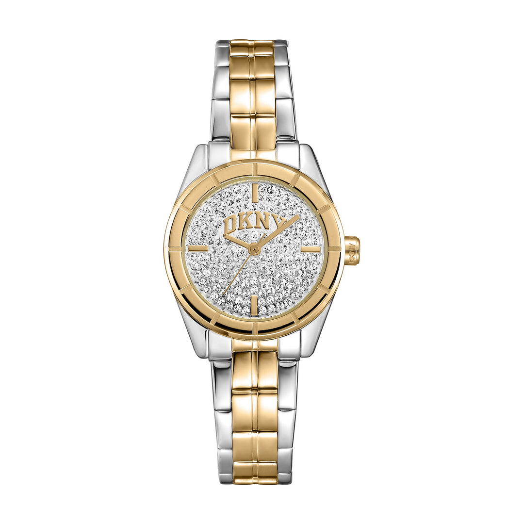 Quartz Silver Round Dial Women's Watch - DK1L169M0245
