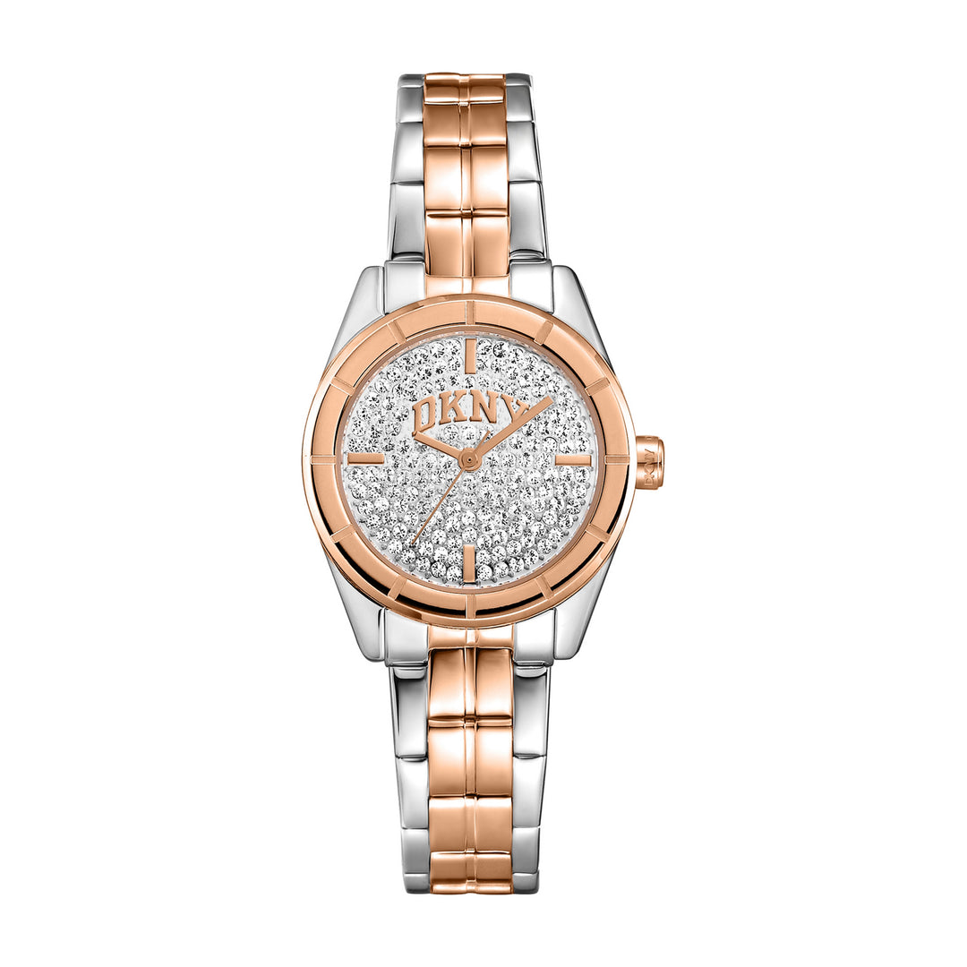 Quartz Silver Round Dial Women's Watch - DK1L169M0255