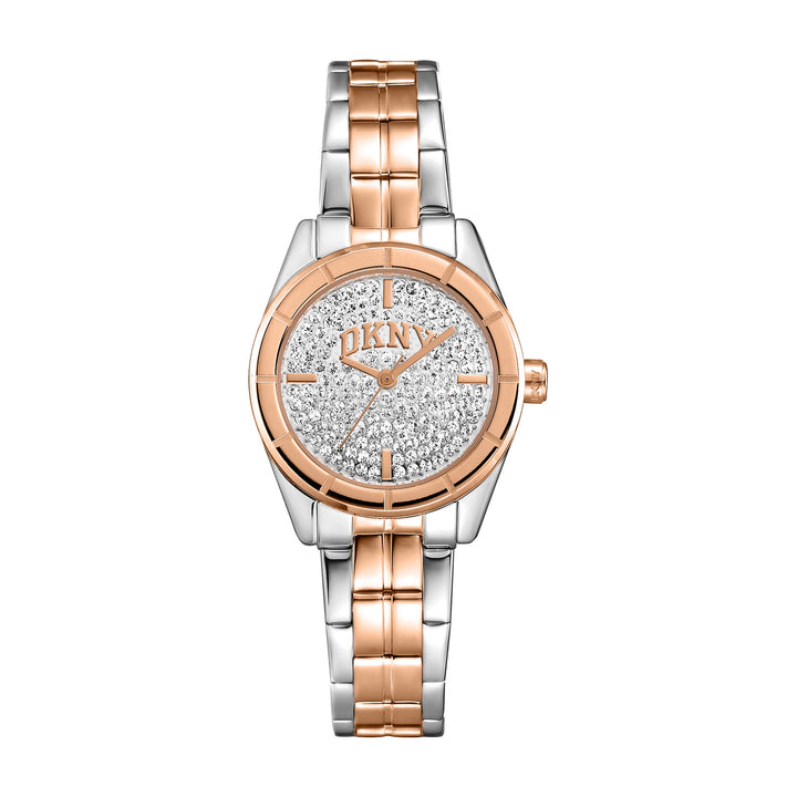 Quartz Silver Round Dial Women's Watch - DK1L169M0255