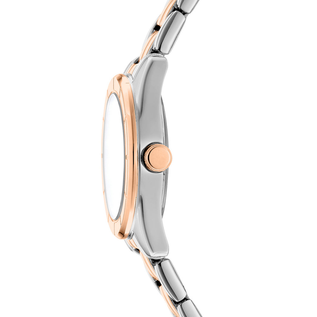 Quartz Silver Round Dial Women's Watch - DK1L169M0255