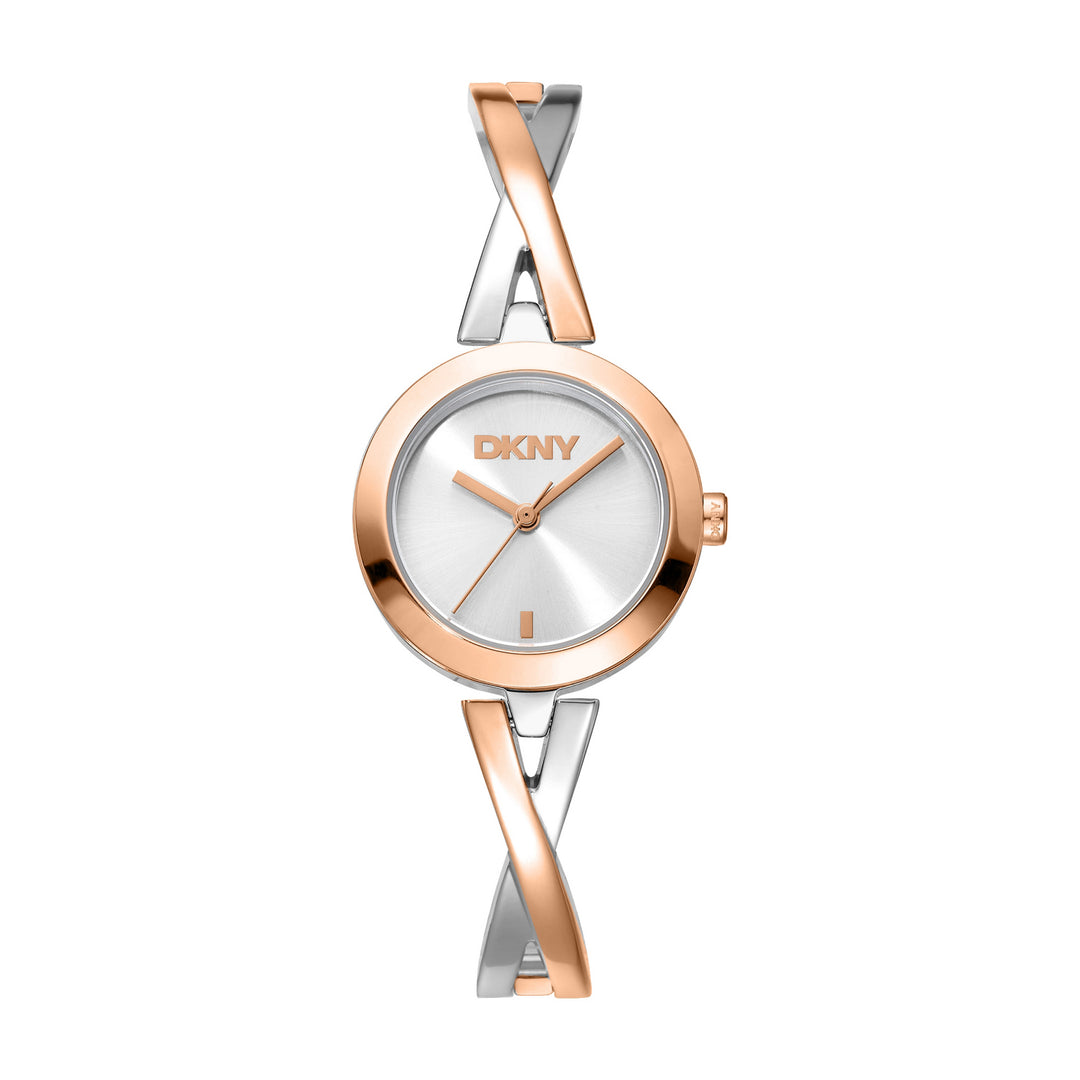 Quartz Silver Round Dial Women's Watch - DK1L170M0035