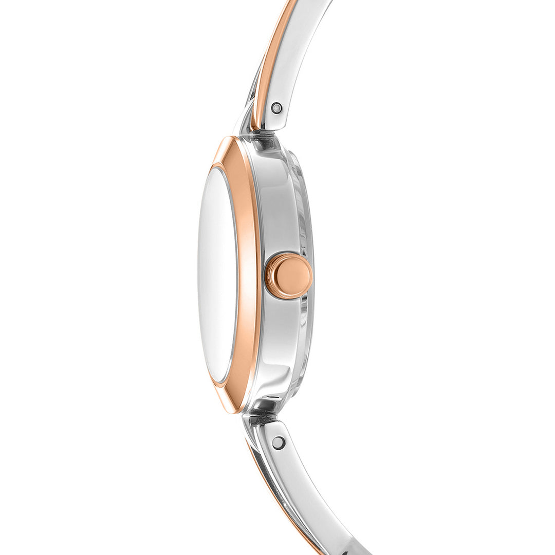 Quartz Silver Round Dial Women's Watch - DK1L170M0035