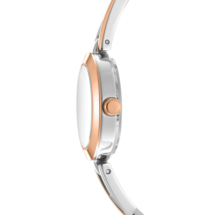 Quartz Silver Round Dial Women's Watch - DK1L170M0035