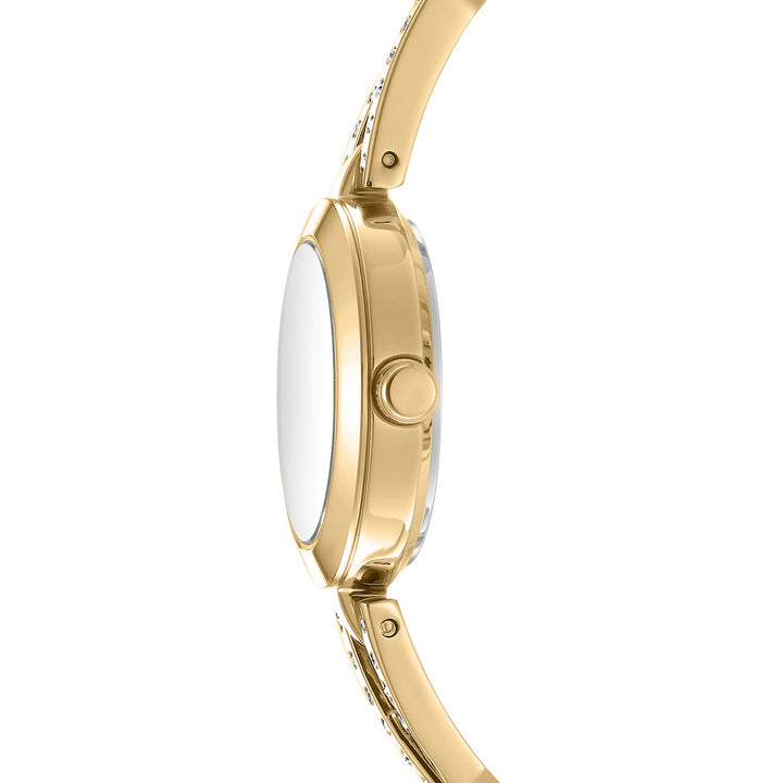 Quartz Gold Round Dial Women's Watch - DK1L170M0225