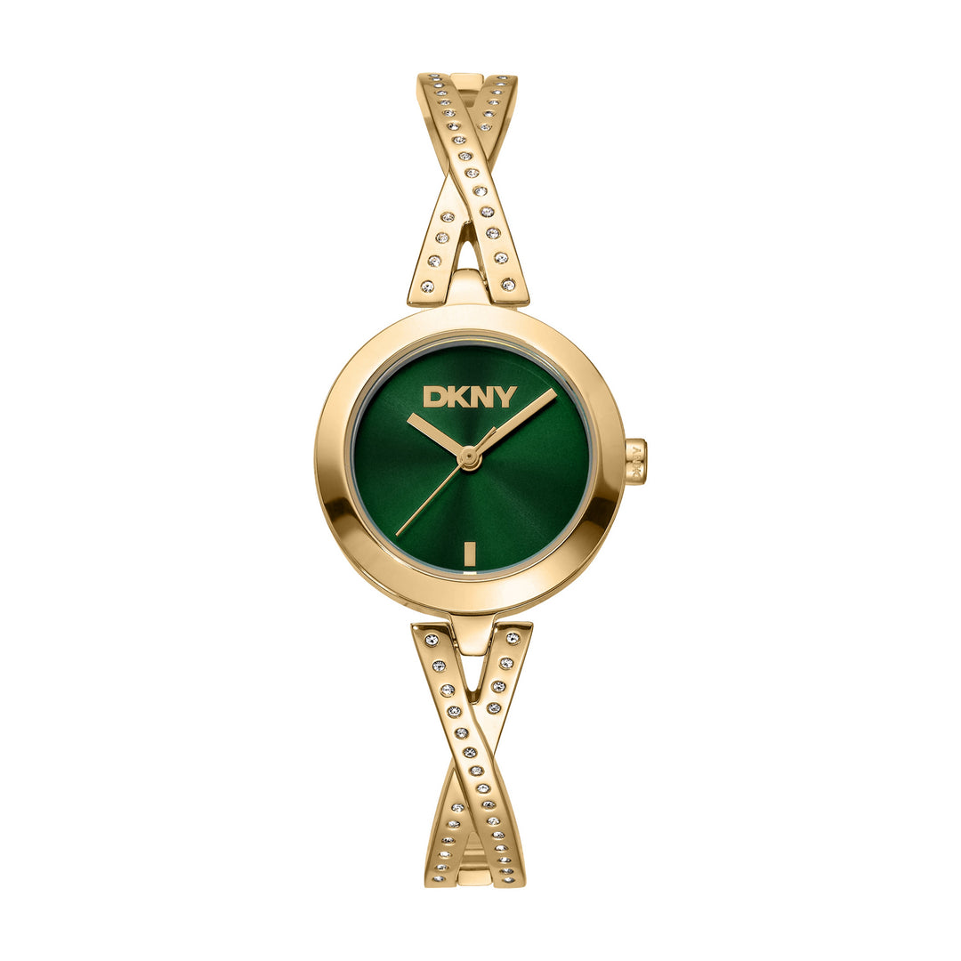 Quartz Green Round Dial Women's Watch - DK1L170M0235