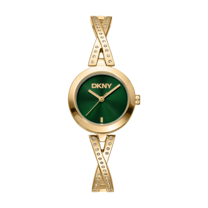 Quartz Green Round Dial Women's Watch - DK1L170M0235
