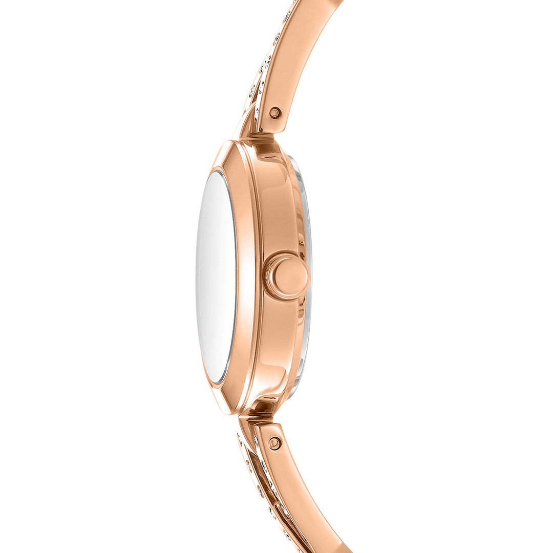 Quartz Rose Gold Round Dial Women's Watch - DK1L170M0245