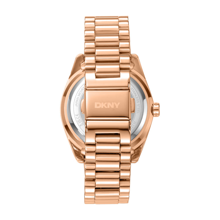 Multifunction Rose Gold Round Dial Women's Watch - DK1L171M0075