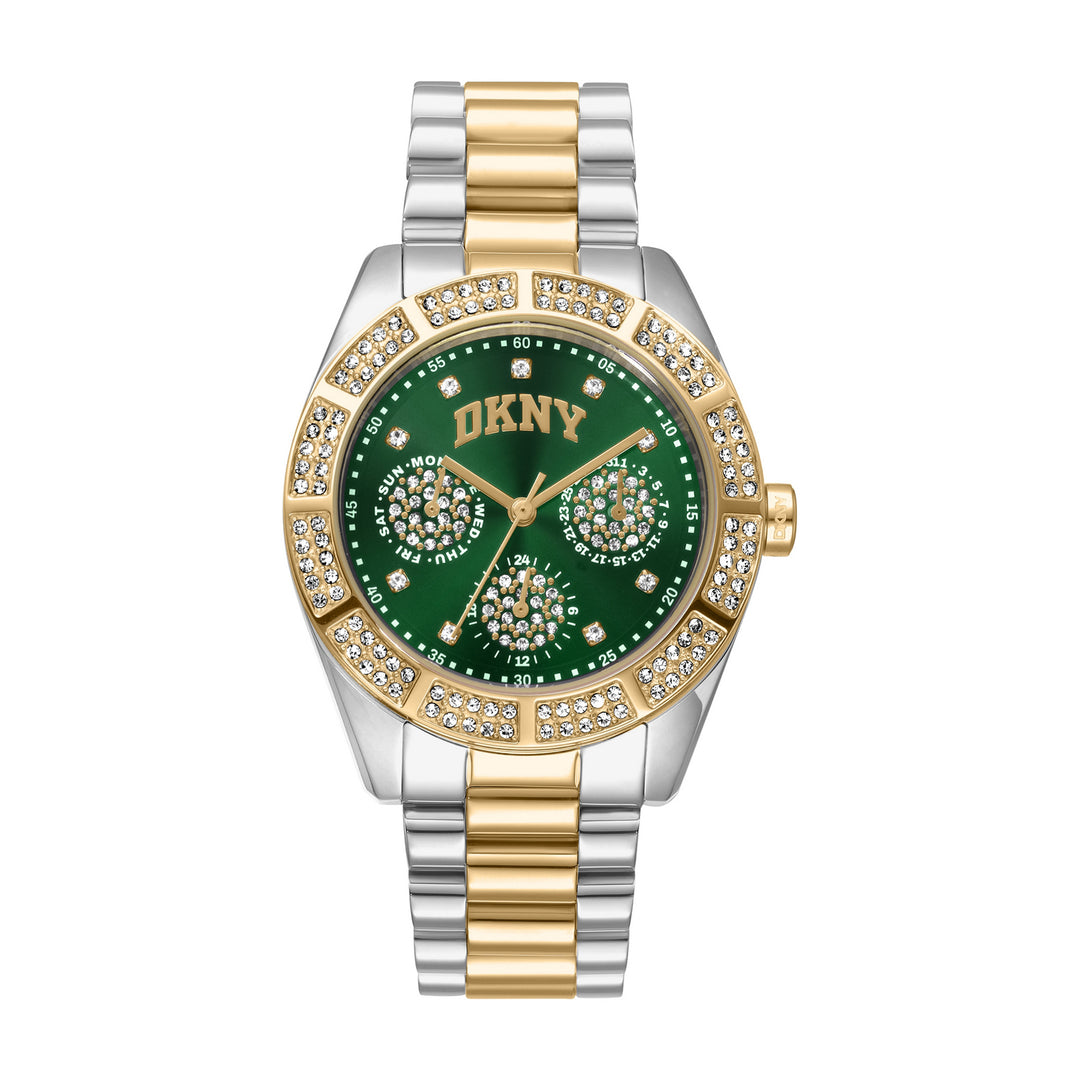 Multifunction Green Round Dial Women's Watch - DK1L171M0095