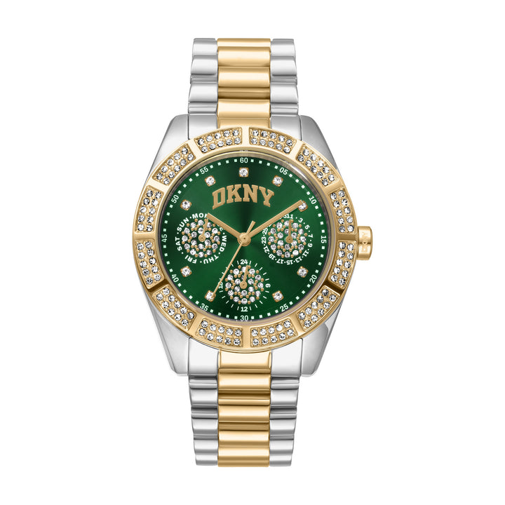 Multifunction Green Round Dial Women's Watch - DK1L171M0095