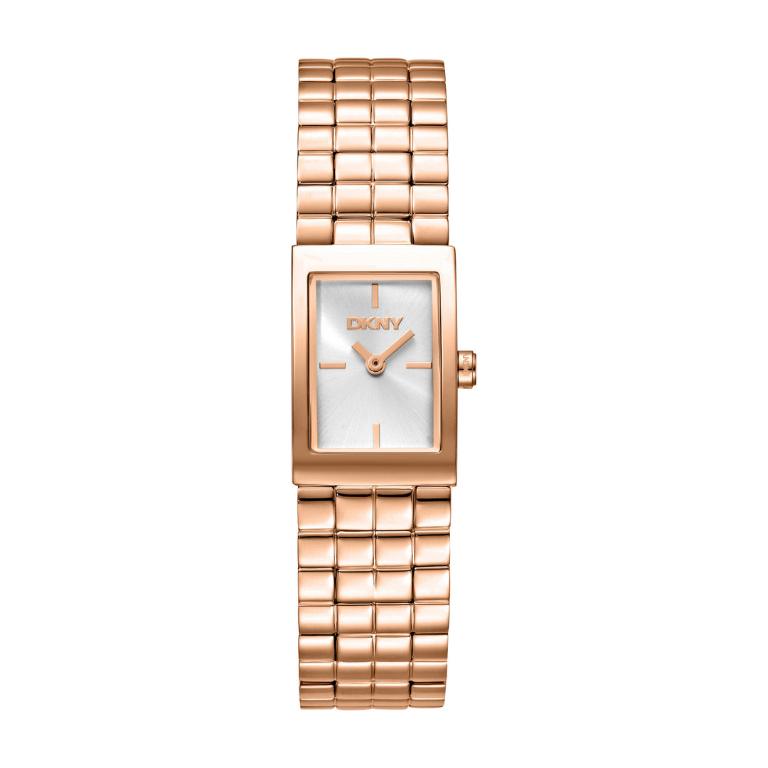 Quartz Silver Rectangular Dial Women's Watch - DK1L172M0045