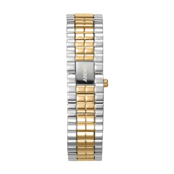 Quartz Gold Rectangular Dial Women's Watch - DK1L172M0055