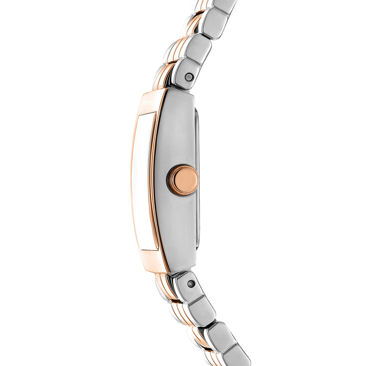 Quartz Silver Rectangular Dial Women's Watch - DK1L172M0075