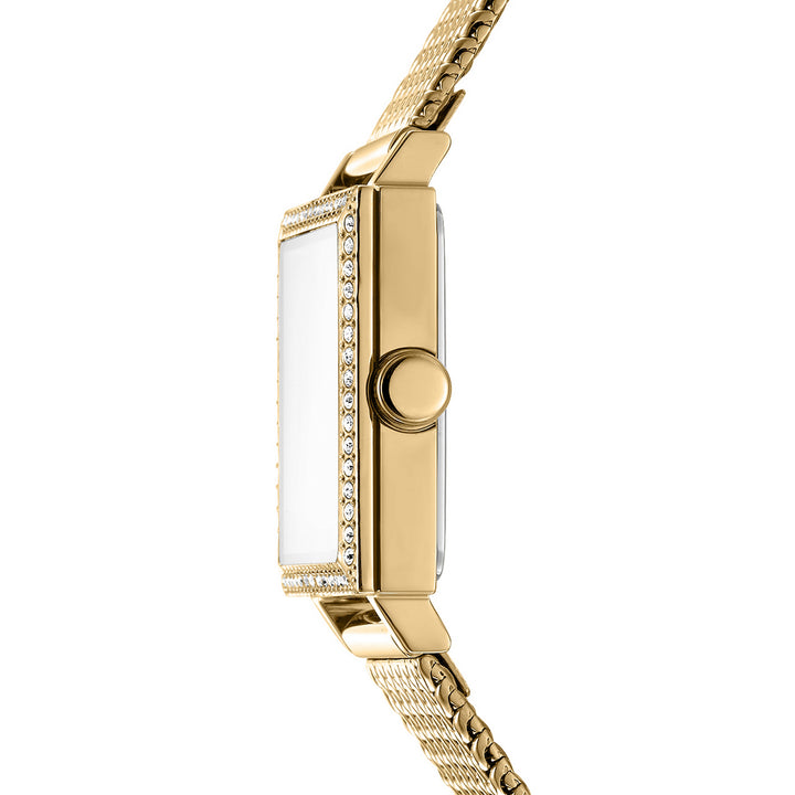 Quartz Gold Square Dial Women's Watch - DK1L173M0095
