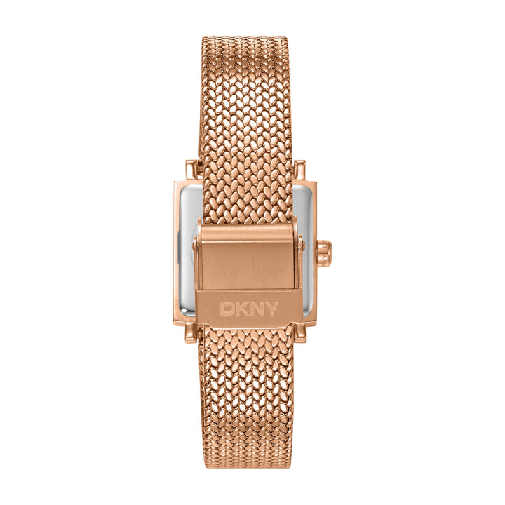 Quartz Rose Gold Square Dial Women's Watch - DK1L173M0105