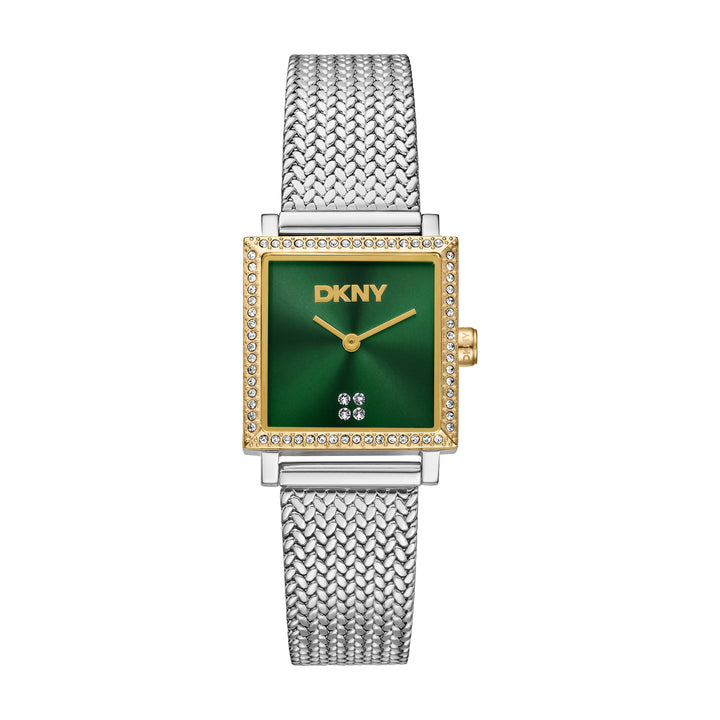 Quartz Green Square Dial Women's Watch - DK1L173M0125
