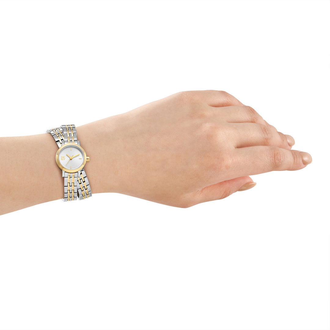 Quartz Silver Round Dial Women's Watch - DK1L176M0065
