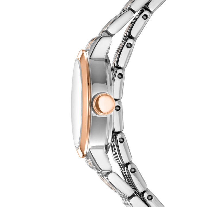 Quartz Rose Gold Round Dial Women's Watch - DK1L176M0085