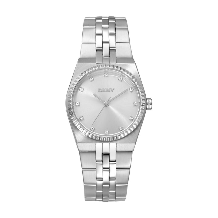 Quartz Silver Round Dial Women's Watch - DK1L177M0015