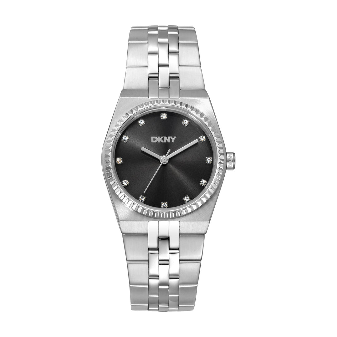 Quartz Black Round Dial Women's Watch - DK1L177M0025