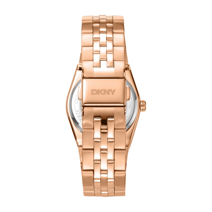 Quartz Rose Gold Round Dial Women's Watch - DK1L177M0235