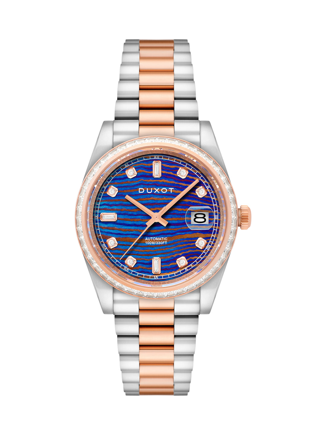 Duxot Atlantica Rainbow Diver Limited Edition Crystal Men's Watch -  DX-2058-77