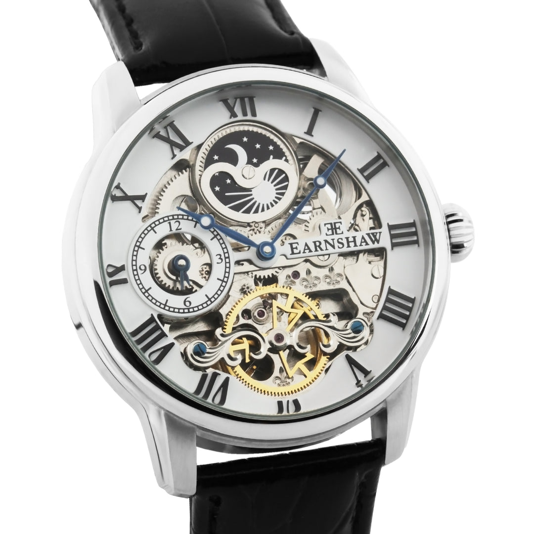Longitude Automatic Dual Time Silver Round Dial Men&