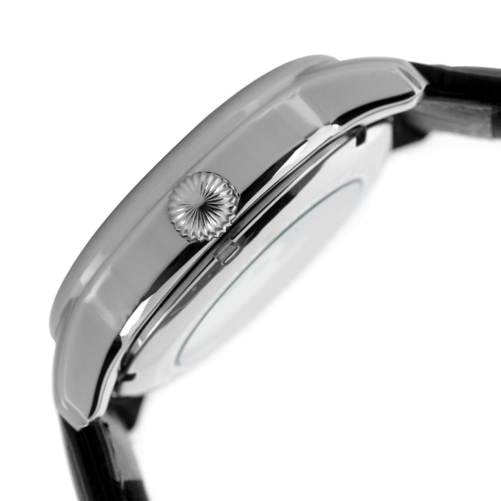 Longitude Automatic Dual Time Black Round Dial Men&