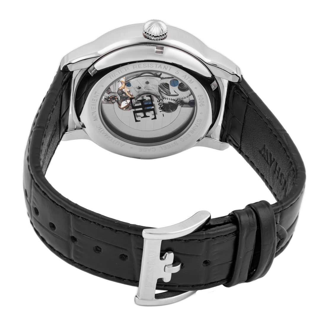 Longitude Automatic Dual Time Black Round Dial Men&