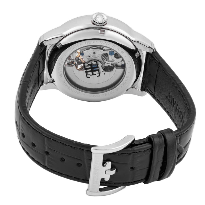 Longitude Automatic Dual Time Black Round Dial Men&
