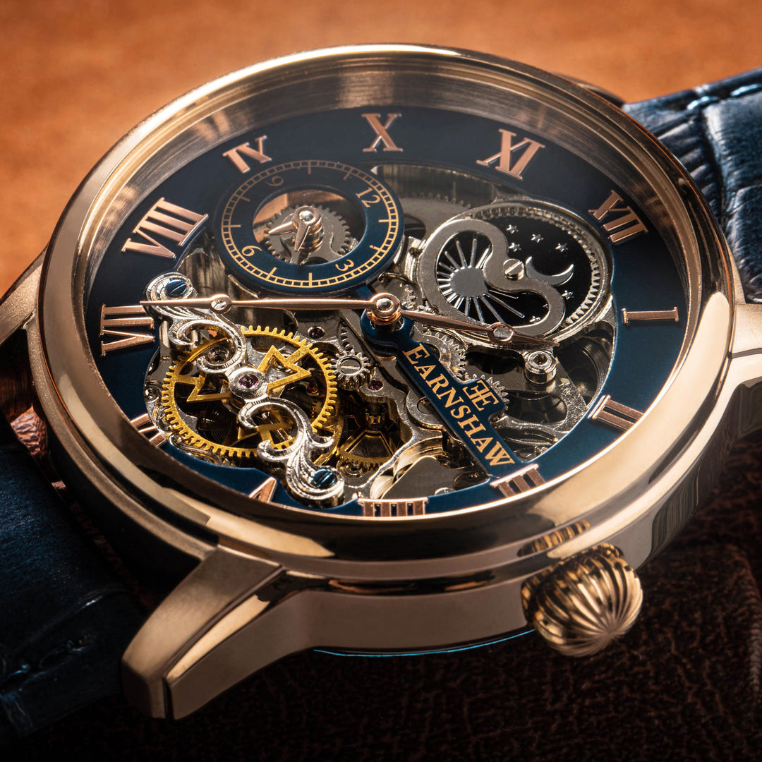 Longitude Automatic Skeleton Multifunction Men's Watch -  ES-8006-0A